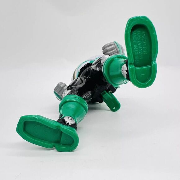 Bandai Power Rangers Action Figures 2011 Samurai Green & 2006 Overdrive Blue - Picture 8 of 14